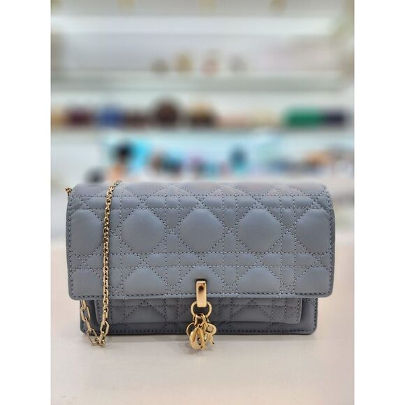 Dior Handbags - Daily Chain Pouch Blue Crossbody Bag Tu